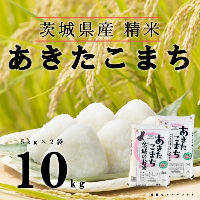 ふるさと納税 五霞町 【令和7年産】あきたこまち 精米 10kg(5kg×2袋)茨城のおいしいお米