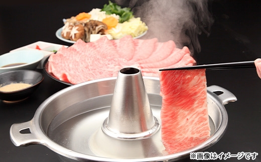 【 髙島屋選定品 】 A5ランク近江牛モモすき焼き ・ しゃぶしゃぶ用 計約600g K12  A5 モモ すき焼き しゃぶしゃぶ お肉 夕食 ご飯