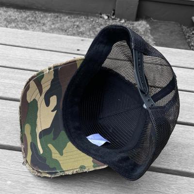 ふるさと納税 牧之原市 ツイルダメージメッシュキャップ(ブラック×カモフラ) |  | 03