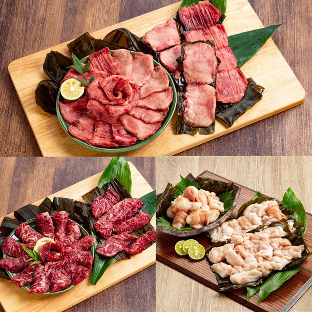 23-64 【お中元】紋別名物 流氷昆布締め牛3種の食べ比べセット