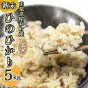 【ふるさと納税】山梨県ヒノヒカリ玄米 5kg ふるさと納税 玄米 5kg 5キロ お米 ヒノヒカリ こめ おこめ 国産米 国産 人気 山梨県産 ギフト プレゼント 贈り物 山梨県 昭和町 送料無料 おすすめ SWAQ005