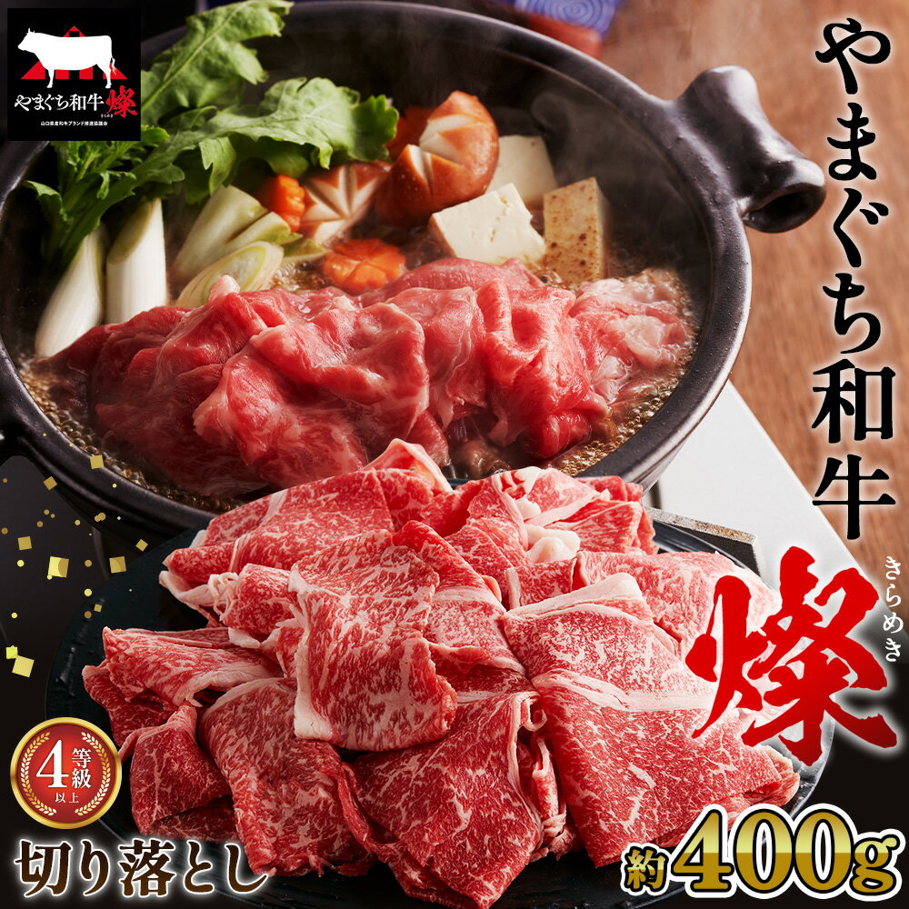 【ふるさと納税】No.212 やまぐち和牛燦 切り落とし 400g（下松市） ／ 国産 牛肉 切り落とし 国産牛 肉 和牛 ブランド牛 送料無料 山口県