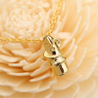 【ふるさと納税】【縄文アクセサリーDo goods】K18製　コメ踊る埴輪ネックレス　700-091【配送不可地域：離島・沖縄県】【1670972】