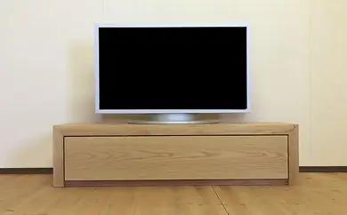 【120TVボード　オーク120cm/オーク・オイルフィニッシュ】扉を閉めたままでもリモコンが効く、天然木オーク材のテレビボード 家具 テレビ台 テレビボード TVボード AVボード 棚 リビングボード サイドボード ローボード MUFactory