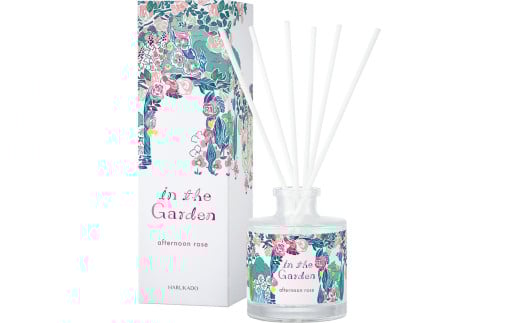 インザガーデン リード ディフューザー アフタヌーン ローズ 晴香堂 HARUKADO 芳香剤 インテリア アロマ 香り リビング 玄関 ベッドルーム 車 プレゼント ギフト