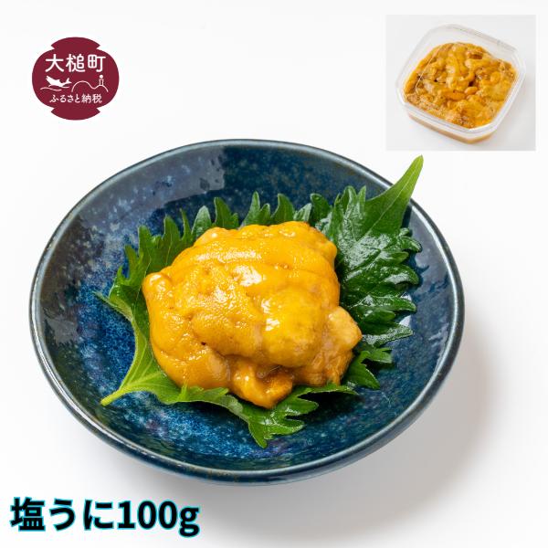 塩うに 100g 雲丹 うに 三陸産 大槌産 国産 オリジナル 汐ウニ