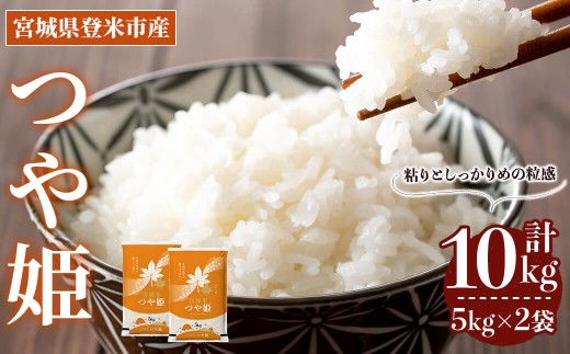 【最短14営業日以内に発送予定】≪令和7年産≫  つや姫 10kg (5kg×2袋)  登米市産 お米 おこめ 米 コメ 白米 ご飯 ごはん おにぎり お弁当 【登米ライスサービス株式会社】tm145