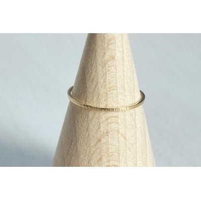 ふるさと納税 大府市 K18 極細スジ リング(ハンドメイド)【1号】 |  | 01