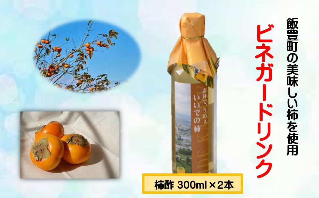 
            ビネガードリンク（柿酢） 300ml  2本
          