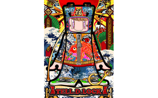[30-31]TELL.D.LOCKpopart オリジナルA4サイズアート直筆サイン付ナンバリング
