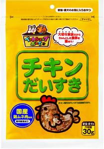 猫 犬 おやつ ペットフード マルトモ チキンだいすき 30g（×15袋） 伊予市｜C113