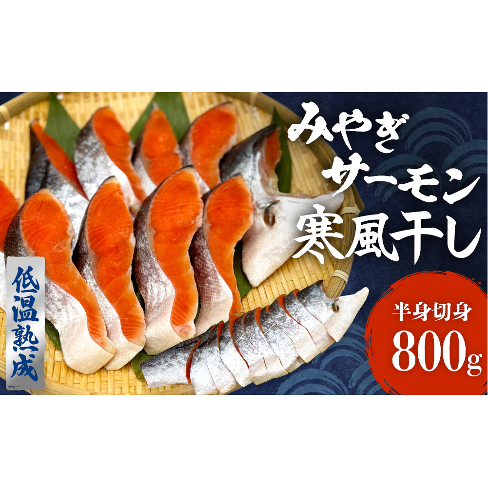 鮭 切り身 みやぎ サーモン 寒風干し 800g×1 宮城県産銀鮭 銀鮭 国産 さけ サケ シャケ 魚 切り身 冷凍 小分け 焼き魚 さかな 切身 おかず ご飯のお供 弁当 簡単調理 魚介 海鮮 熟成 高品質 高鮮度 低温熟成 宮城県 石巻 石巻市 送料無料