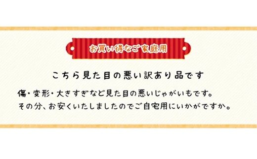 <早期予約>北海道ニセコ町 訳ありじゃがいも北あかり10kg【2025年産】【3200901】
