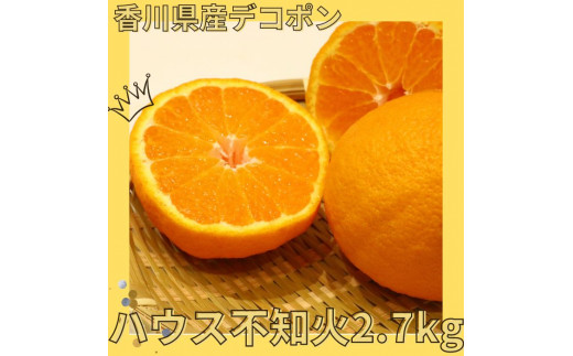 ハウス不知火（デコポン） 2.7kg【予約受付中！令和9年1月上旬頃より発送！】【A-115】
