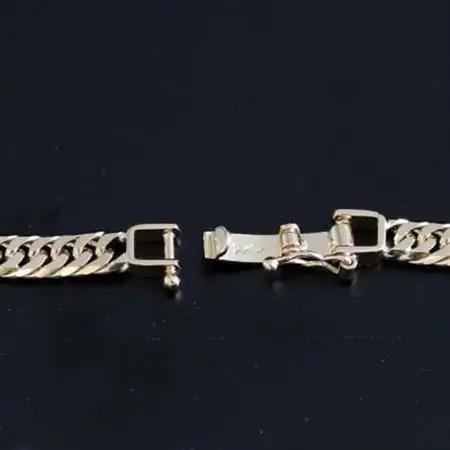 K18喜平6面Wブレスレット10g 長さ18cm・幅4.2mm・厚さ1.6mm【配送不可地域：沖縄県】【1386021】