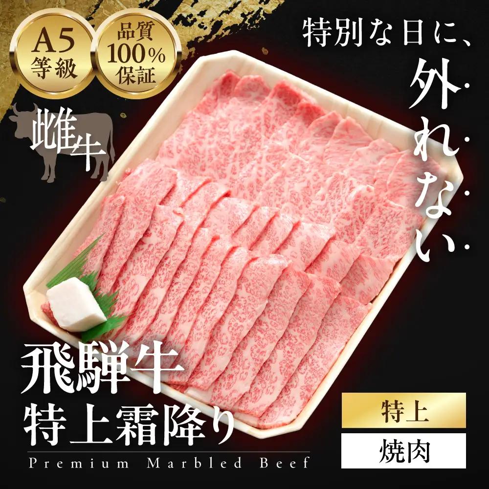 ≪品質100%保証≫　A5等級飛騨牛 特上　霜降り焼肉 1kg