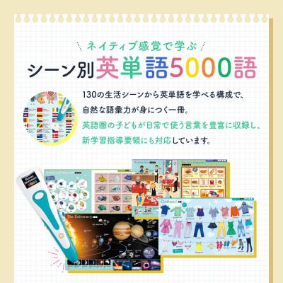 ふるさと納税 京都市 【小学館】音で学べる!英語ことば図鑑5000 タッチペンつき|はじめてずかん 本 図鑑 |  | 03