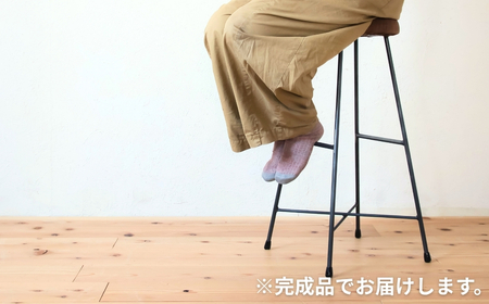 アイアン スツール 本革 HIGH SK STOOL BROWN　ハイスツール