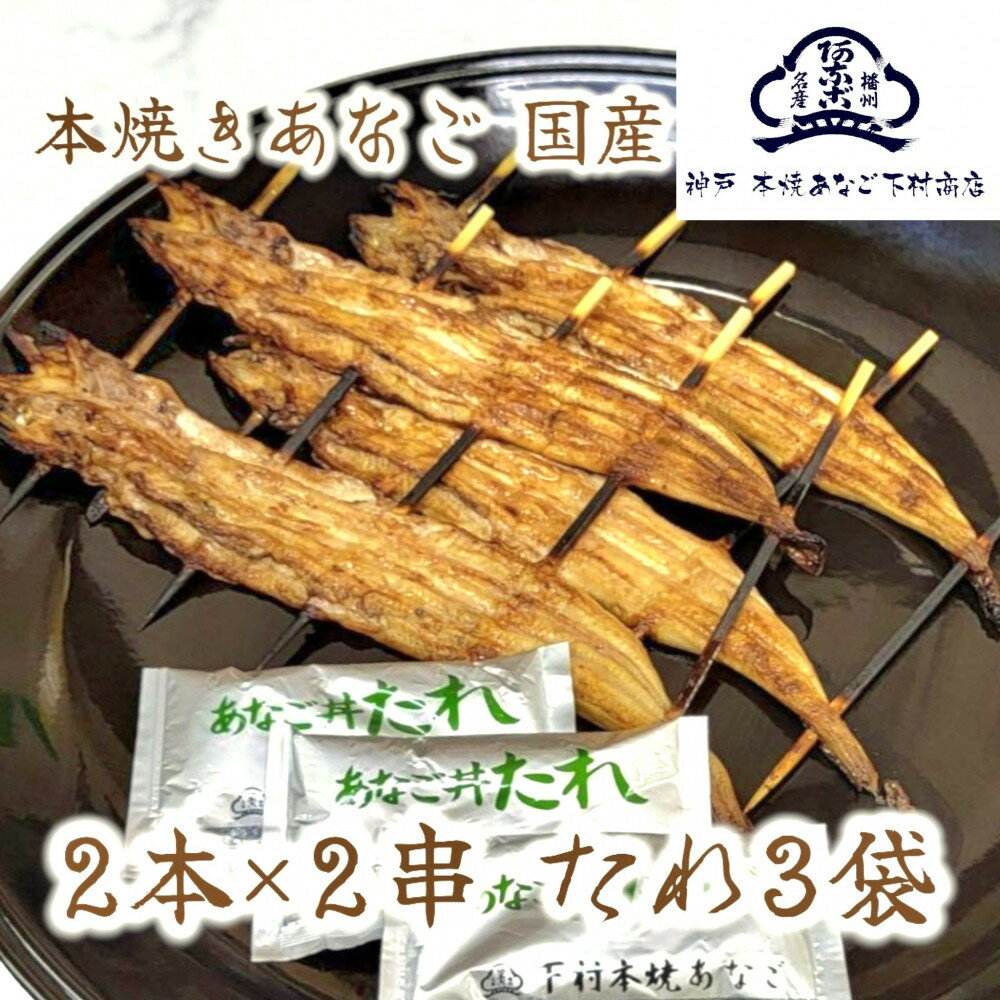 【ふるさと納税】国産 本焼きあなご 夫婦串