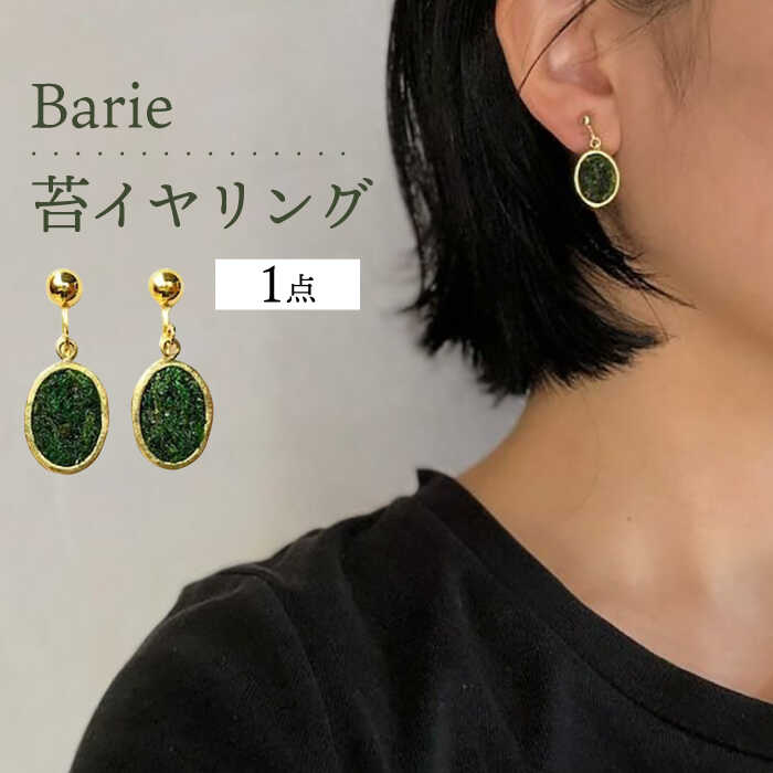 【ふるさと納税】苔 イヤリング アクセサリー コケ 大村市 Barie[ACYO011]