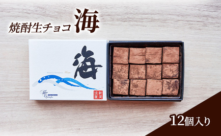 生チョコ 焼酎 海 生チョコ【12個入】