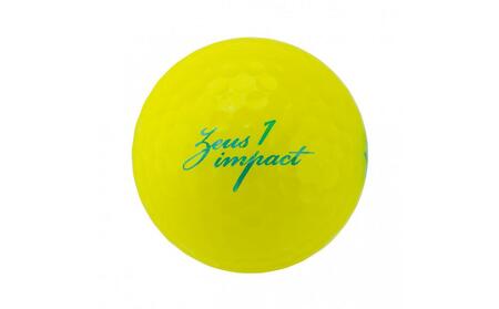 ゴルフボール ZeusImpact女子3【パールイエロー】非公認球 キャスコ株式会社 kasco