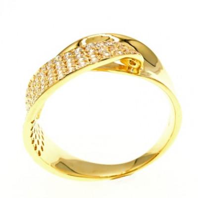 ふるさと納税 笛吹市 K18 パヴェダイヤモンド　デザインリング　0.7CT　#18 |  | 03