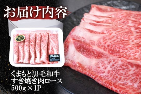 くまもと黒毛和牛 すき焼き肉 ロース切り落とし500g 《60日以内に出荷予定(土日祝除く)》 熊本県 長洲町 くまもと黒毛和牛 黒毛和牛 牛肉 肉 すき焼き 株式会社 羽根(出荷元：株式会社酒湊) 