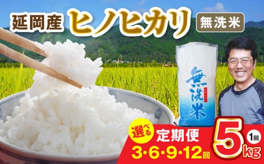 
                  延岡産ヒノヒカリ（無洗米）5kg 定期便 N0218-YE134-sku
                