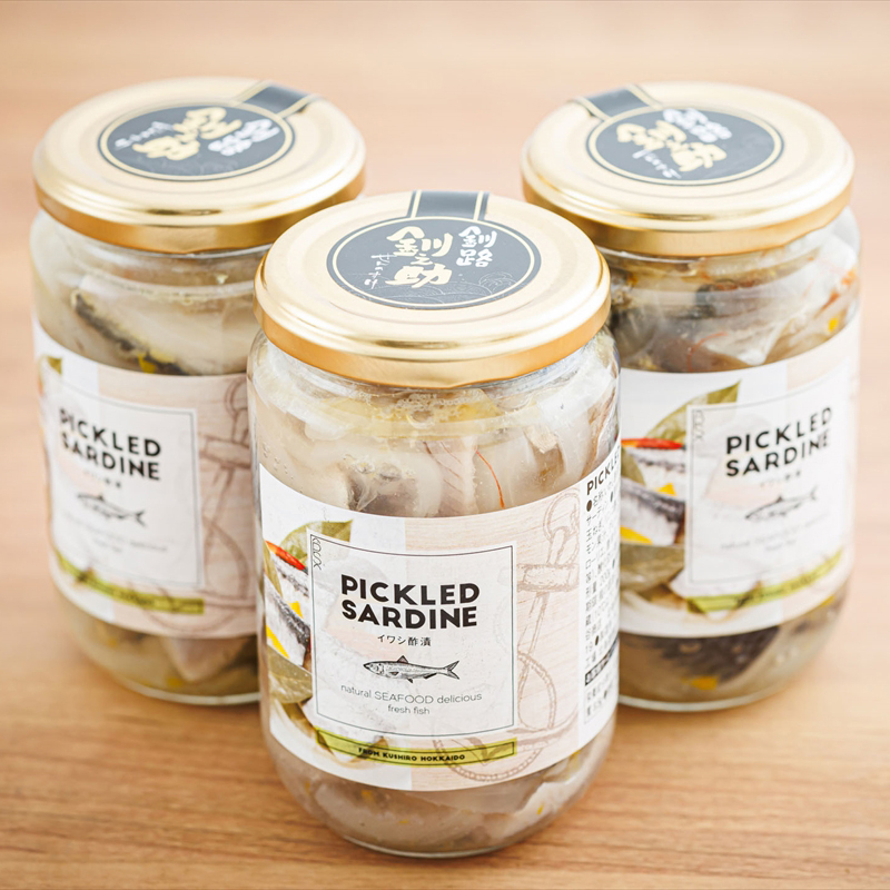【12/22まで年内お届け】イワシの 酢漬け 340g×6個セット |ピクルス風のお酢に漬け込む 釧之助のピクルド イワシの 酢漬け 鰯 年内配送 年内発送 北海道 釧路町 釧路超 特産品_イメージ5