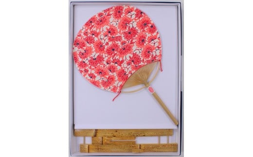 
                  日永うちわ　香る（中）　両用うちわ立て付
                