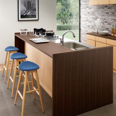 ふるさと納税 高山市 【KASHIWA】ハイスツール(張座) 飛騨の家具　布張り  AM037 |  | 02