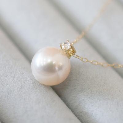 ふるさと納税 天草市 真珠 ネックレス 8-8.5mm K10 ホワイトピンク 誕生石 ムーンストーン _S085-551 |  | 01