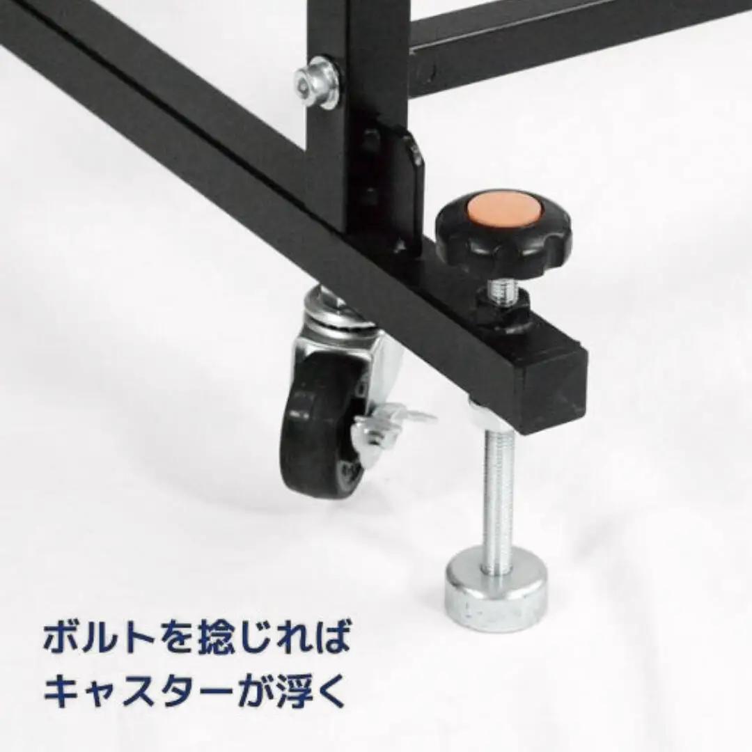 タイヤラック ダブルロック付 g-578 タイヤ収納 スタンドロック キャスター付き ロック機能付き カバー付き 転倒防止 [キープロダクション] 【056S006】