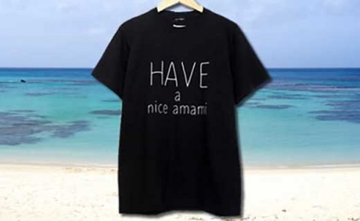 Have a nice amami 半袖Tシャツ（ブラック）　A038-001-02