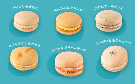 マカロン12個セット　よこすかfarmersSelection マカロン　お菓子　スイーツ 野菜　【マカルース】[AKGS002]