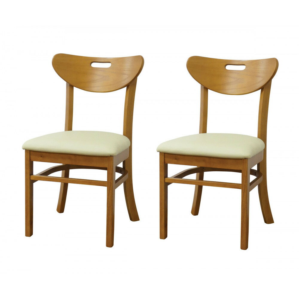 【ふるさと納税】【訳あり】ダイニングチェア2脚組 ジャン ライトブラウン | 家具 インテリア 訳あり 人気 おすすめ 送料無料