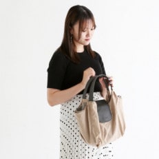 【豊岡鞄】TUTUMU BALLOON TOTE(S4200)ベージュ