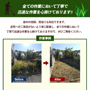 草刈サービス（空家、空地管理）100平米まで