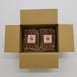 鹿肉チョリソー 4パック 800g (20本) 【 ソーセージ 肉 ジビエ 唐辛子 ピリ辛 無添加 おつまみ 晩酌 ギフト 贈答 贈答品 香辛料 綾部市 京都府 京都 綾部 美味しい おいしい 冷凍 