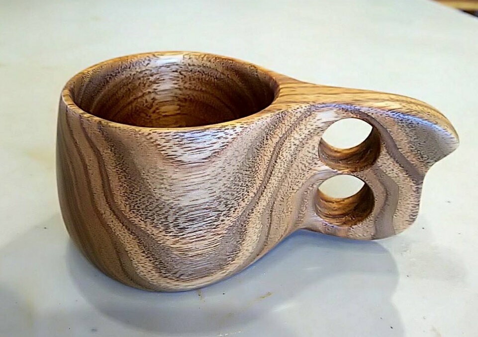 飯能ククサ（胡桃）　【食器・マグカップ・工芸品・雑貨・日用品】　お届け：発注後、1ヵ月程度