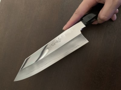 切付型三徳包丁鏡面180ミリ銀3鋼　三徳 包丁 日本製 ステンレス 刃渡り18cm 180mm  料理 高級 本格的 万能包丁 ふるさとのうぜい 故郷納税 返礼品 高知県 土佐市