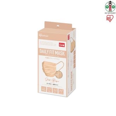 ふるさと納税 角田市 DAILY　FIT　MASK ふつうサイズ 30枚入×3箱 PN-DC30MSB シルクベージュ