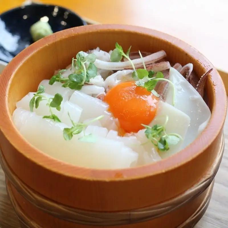 海鮮漬け丼(イカとイクラ)150g 酒の肴に海鮮丼に茶漬けに飯ともに