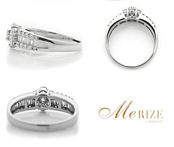 指輪 天然 ダイヤモンド 1.0ct SIクラス Amandeアマンド【pt950】r-238（KRP）Q2-1410