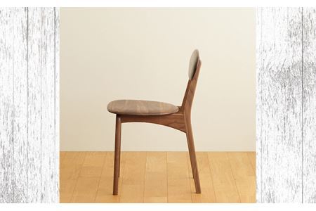 No.625-01 府中市の家具　LISCIO Side Chair　ウォールナット