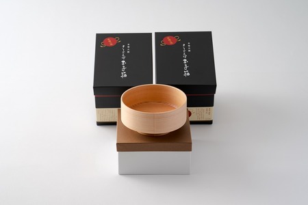 265P1001 本場大館きりたんぽ玉手箱(4人前)と曲げわっぱどんぶりセット