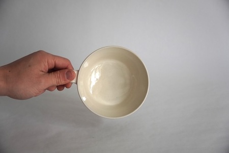 【国造焼】線文スープカップ【2客】 食器 セット スープ カップ 焼き物 鳥取県 倉吉市