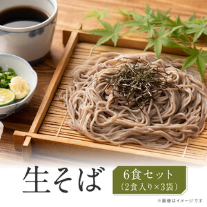 生そば 麺のみ 6食（180g×3袋）｜そば 生麺FN-Limited-PR