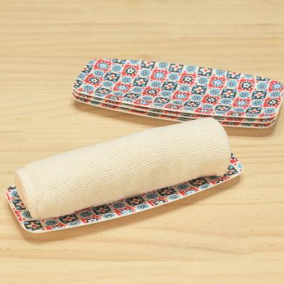 ふるさと納税 海南市 和歌山県海南市 友禅和紙おしぼりトレー 花入り格子 5枚セット 食洗機対応の和風おしぼりトレー |  | 01